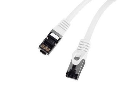 Patchcord kat.8.1 S/FTP LSZH CU 0.5m biały fluke passed Patchcord kat.8.1 S/FTP LSZH CU 0.5m biały fluke passed