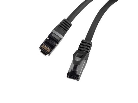 Patchcord kat.8.1 S/FTP LSZH CU 0.5m czarny fluke passed Patchcord kat.8.1 S/FTP LSZH CU 0.5m czarny fluke passed