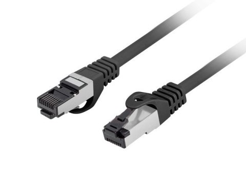 Patchcord kat.8.1 S/FTP LSZH CU 0.5m czarny fluke passed Patchcord kat.8.1 S/FTP LSZH CU 0.5m czarny fluke passed