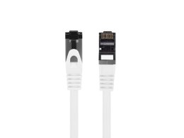 Patchcord kat.8.1 S/FTP LSZH CU 2m biały fluke passed