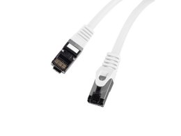 Patchcord kat.8.1 S/FTP LSZH CU 2m biały fluke passed