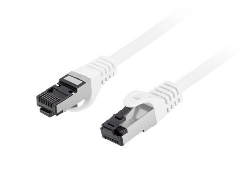 Patchcord kat.8.1 S/FTP LSZH CU 2m biały fluke passed Patchcord kat.8.1 S/FTP LSZH CU 2m biały fluke passed