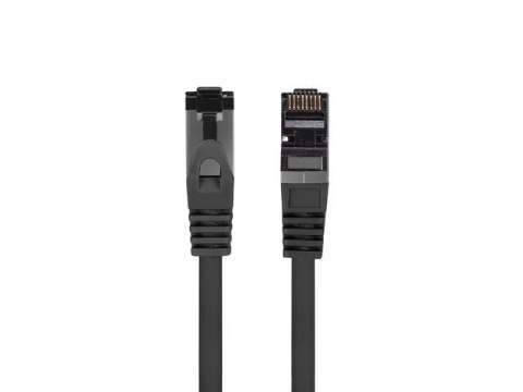 Patchcord kat.8.1 S/FTP LSZH CU 2m czarny fluke passed Patchcord kat.8.1 S/FTP LSZH CU 2m czarny fluke passed