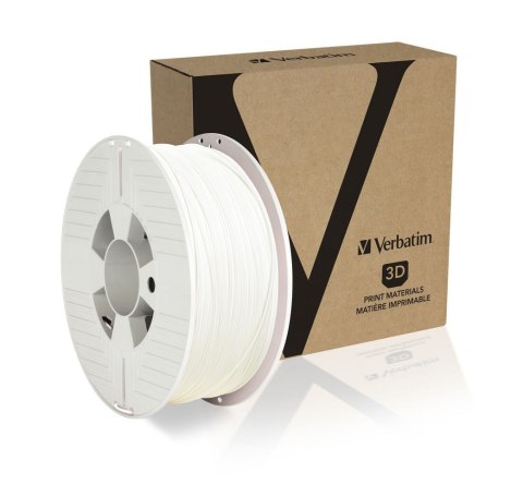 Filament 3D ABS White 1,75mm/1kg/Biały/ 55027 Filament 3D ABS White 1,75mm/1kg/Biały/ 55027