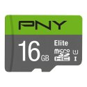 Karta pamięci microSDHC Elite 16GB P-SDU16GU185GW-GE
