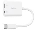 Adapter USB-C to 3.5 MM AUDIO + kabel USB-C biały