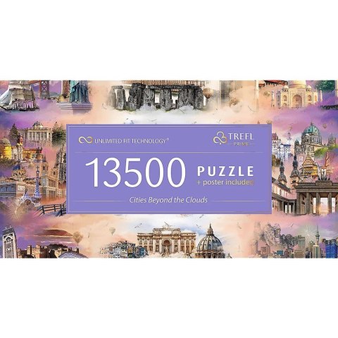 Puzzle 13500 elementów Cities Beyond the Clouds