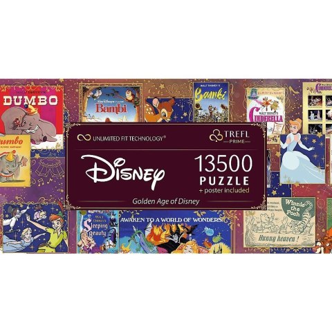 Puzzle 13500 elementów Golden Age of Disney