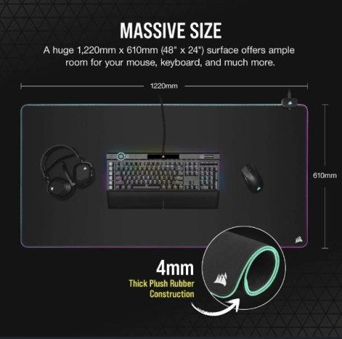 Podkładka pod mysz MM700 RGB 3XL