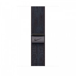 Opaska sportowa Nike w kolorze czarnym/niebieskim do koperty 46 mm