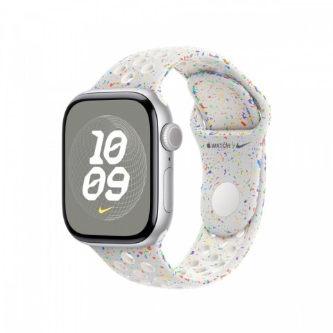 Pasek sportowy Nike w kolorze czystej platyny do koperty 40 mm - rozmiar S/M Pasek sportowy Nike w kolorze czystej platyny do koperty 40 mm - rozmiar S/M