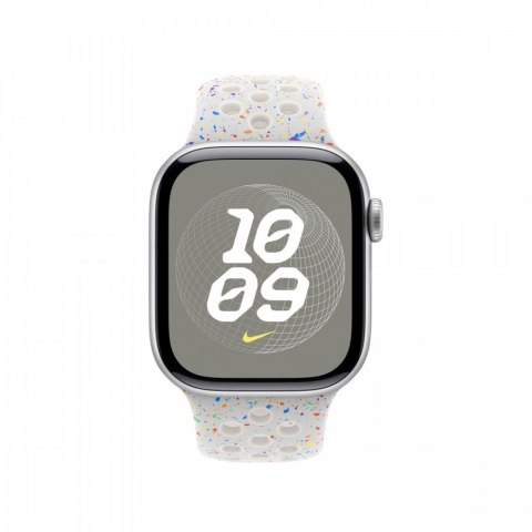 Pasek sportowy Nike w kolorze czystej platyny do koperty 40 mm - rozmiar S/M Pasek sportowy Nike w kolorze czystej platyny do koperty 40 mm - rozmiar S/M