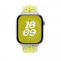 Pasek sportowy Nike w kolorze promiennym zielonożółtym do koperty 46 mm - rozmiar M/L