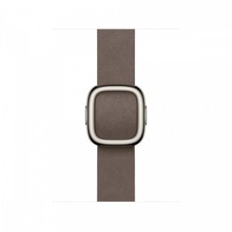 Pasek w kolorze szarobrązowym z klamrą nowoczesną do koperty 42 mm - rozmiar M