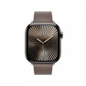 Pasek w kolorze szarobrązowym z klamrą nowoczesną do koperty 42 mm - rozmiar M