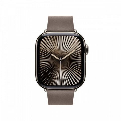 Pasek w kolorze szarobrązowym z klamrą nowoczesną do koperty 42 mm - rozmiar M Pasek w kolorze szarobrązowym z klamrą nowoczesną do koperty 42 mm - rozmiar M