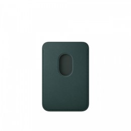 Portfel z tkaniny FineWoven z MagSafe do iPhonea - ciemnozielony