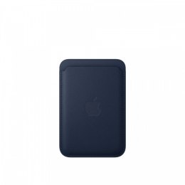 Portfel z tkaniny FineWoven z MagSafe do iPhonea - głębinowy błękit