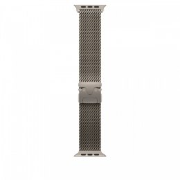 Bransoleta mediolańska z tytanu w kolorze naturalnym do koperty 49 mm - rozmiar L