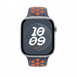 Pasek sportowy Nike w kolorze błękitnego płomienia do koperty 46 mm - rozmiar S/M