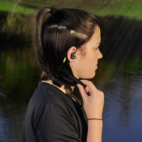 Słuchawki Freedom Athletics II bezprzewodowe dokanałowe z mikrofonem czarne