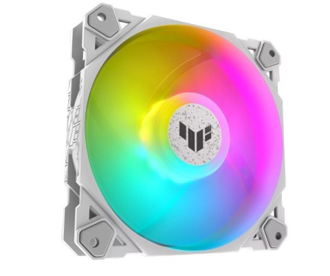 Wentylator TUF Gaming TF120 ARGB LED/1900RPM/29dB/Biały Wentylator TUF Gaming TF120 ARGB LED/1900RPM/29dB/Biały