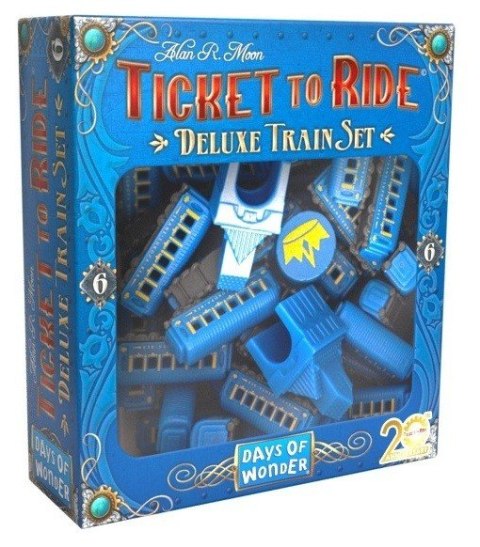 Dodatek do gry Wsiąść do pociągu: Ekskluzywny zestaw pociągów - niebieski