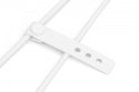 Kabel połączeniowy silikonowy USB-C - Lightning, USB 2.0 60W, certyfikat MFI, 0,5m Biały