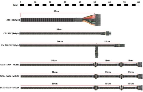 Zasilacz ATX RAPTOR 700W,BRONZE 80+,Single Rail,DC-DC