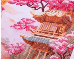 Plakat Crystal Art Kwitnąca Wiśnia