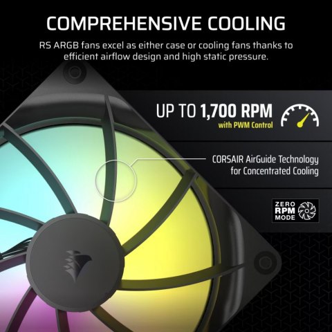 Wentylator RS140 ARGB 140mm Fan Single Pack Wentylator RS140 ARGB 140mm Fan Single Pack