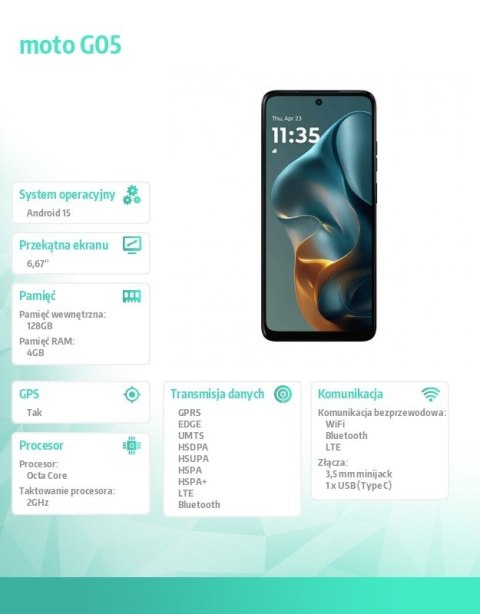 Smartfon moto G05 4/128GB Forest Green