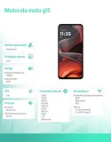 Smartfon moto g15 8/128GB Gravity Grey