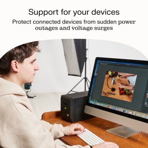 Zasilacz awaryjny UPS 700W/1000VA czysta sinusoida Zasilacz awaryjny UPS 700W/1000VA czysta sinusoida