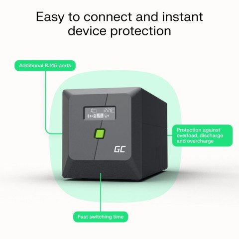 Zasilacz awaryjny UPS 700W/1000VA czysta sinusoida Zasilacz awaryjny UPS 700W/1000VA czysta sinusoida