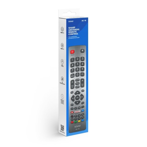 Pilot uniwersalny/zamiennik RC-19 do TV SHARP - SMART TV Pilot uniwersalny/zamiennik RC-19 do TV SHARP - SMART TV