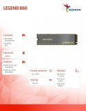 Dysk SSD LEGEND 860 500G PCIe 4x4 5000/3000 MB/s M.2