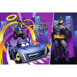 Puzzle 60 elementów Batman i jego pojazdy