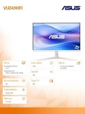 Monitor 24 cale VU249HFI-W IPS 100Hz HDMIx2 biały