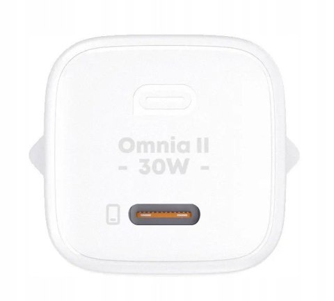 PA-B1L White Omnia II Mini ładowarka sieciowa 1xUSB-C PowerDelivery 30W 5A