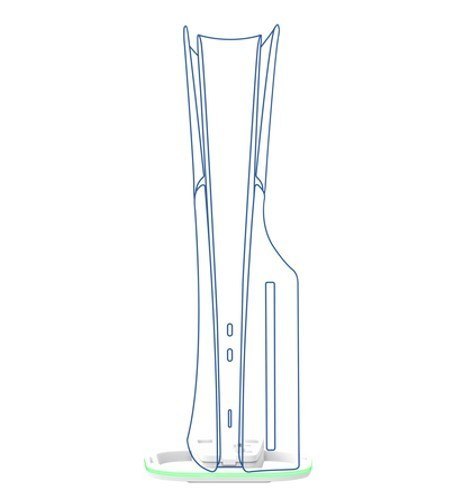 Pionowa podstawka do PlayStation 5 GXT 229 LED Biała