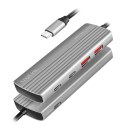 Hub USB3.2 Gen2, 2xUSB A, 2x USB-C, PD, 100W