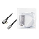 Kabel USB3.2 gen2 TypeC do USB-C/F, PD, 1m