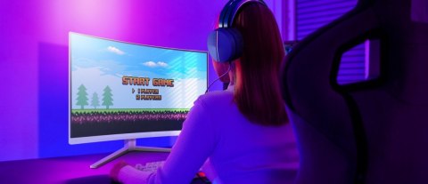 Monitor 31.5 cala 32M2C5501 Curved VA 180Hz HDMIx2 DP HAS Ambiglow