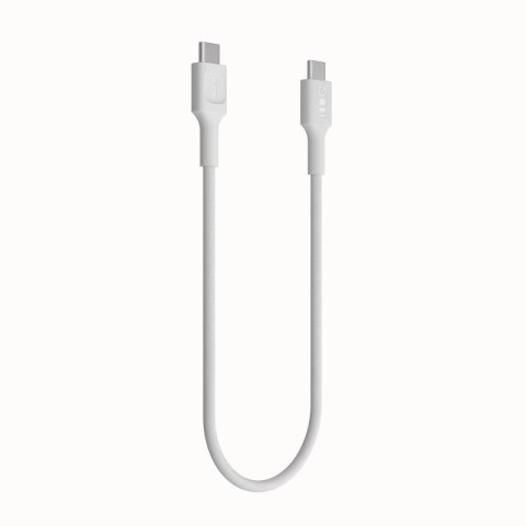 Kabel USB-C-USB-C PowerStream 100W oplot 0,3m biały