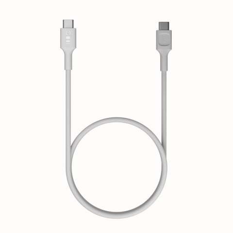 Kabel USB-C-USB-C PowerStream 100W oplot 2m biały