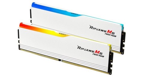Pamięć PC DDR5 64GB (2x32GB) Ripjaws M5 Neo RGB AMD 6000MHz CL36 Biały