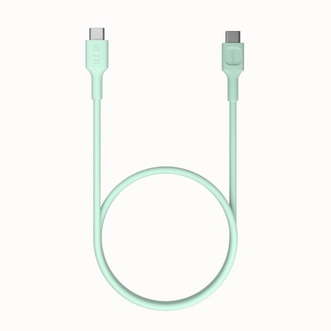 Kabel USB-C-USB-C PowerFlex 100W silikonowy 2m zielony