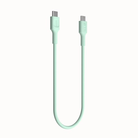 Kabel USB-C-USB-C PowerFlex 100W silikonowy 2m zielony