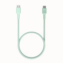 Kabel USB-C-USB-C PowerStream 100W oplot 2m zielony